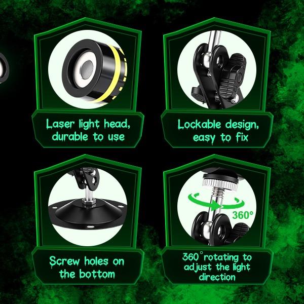 🔮 Halloween Laser Swamp Light