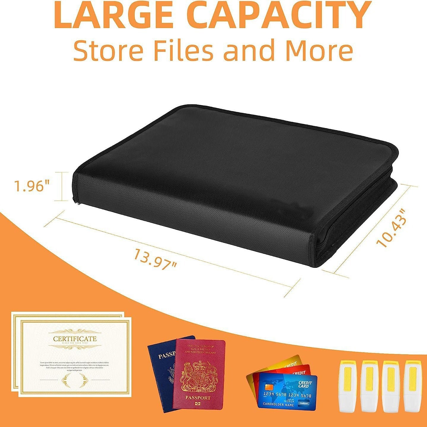 Waterproof Dustproof  Fireproof Storage Folder