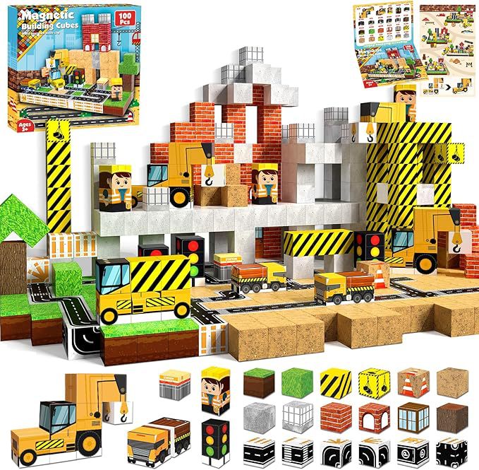 🛠️Magnetic MiningBlocks 100 Pack