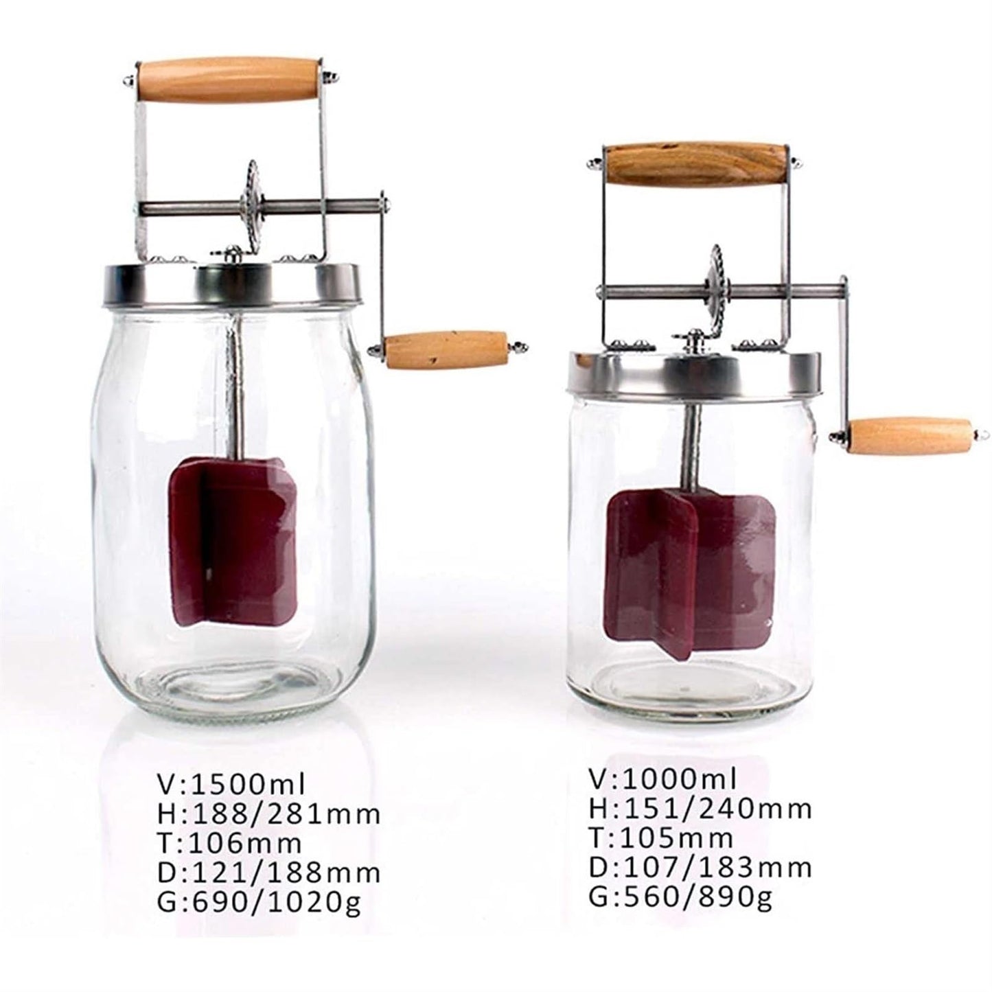 🧈 Hand Crank Butter Churner – Fresh Homemade Butter in Minutes!