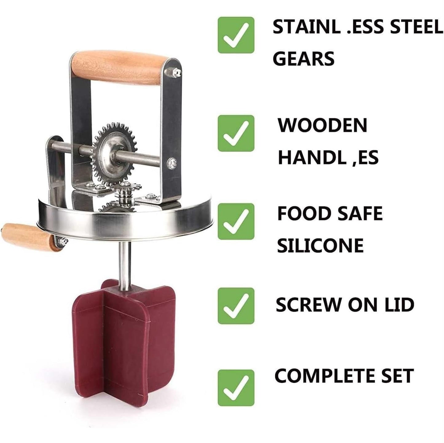 🧈 Hand Crank Butter Churner – Fresh Homemade Butter in Minutes!