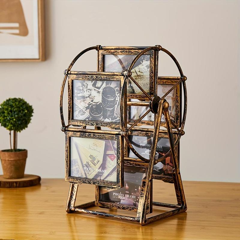 360° Rotating Vintage Ferris Wheel Rotating Photo Frame