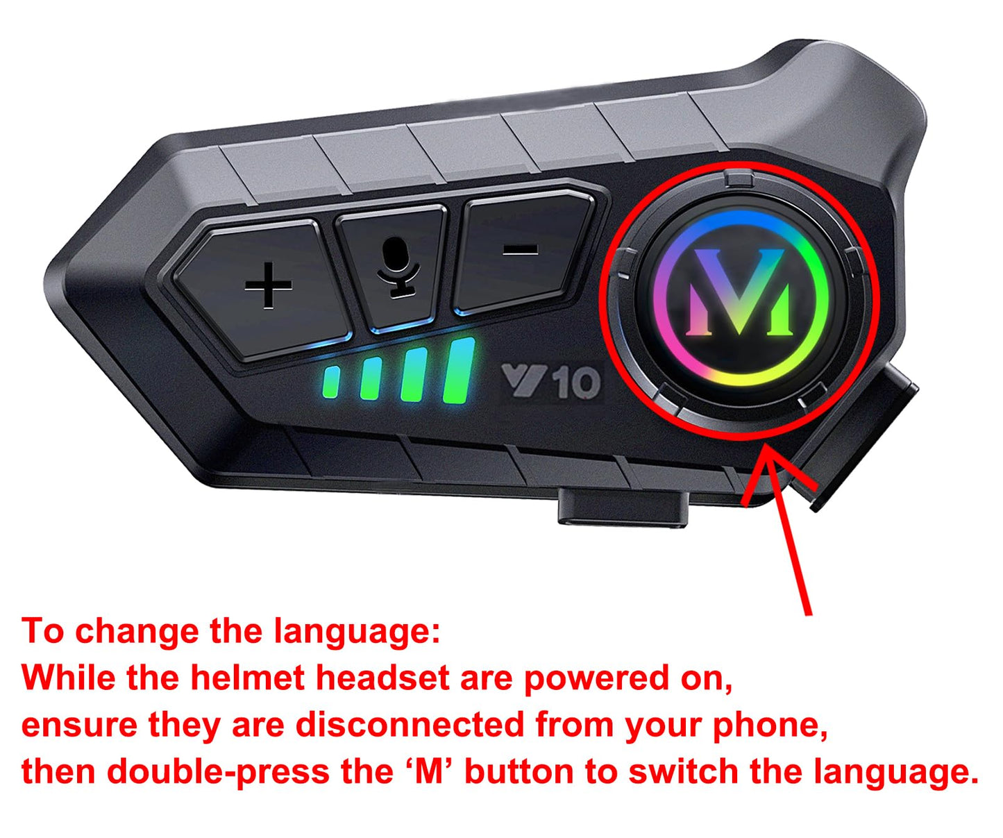 ⏰Limited stock!🔥Motorcycle helmet wireless Bluetooth headset