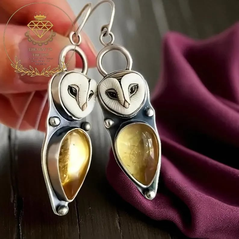 🦉 Wisdom in Every Detail – Handcrafted Owl Earrings