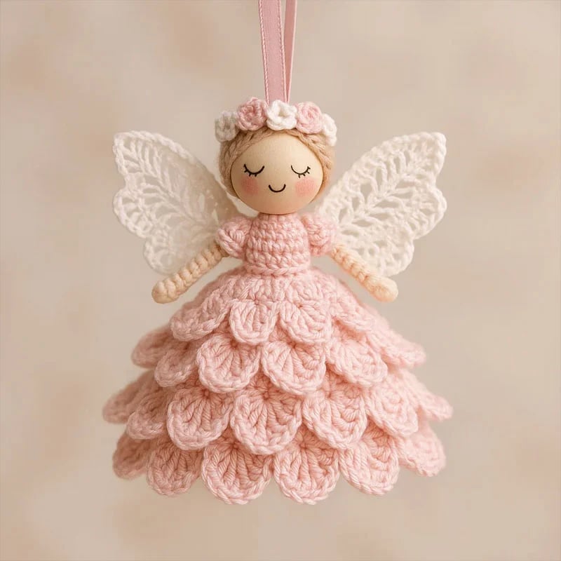 🔥Last Day Sale 49% OFF🎁Crochet Your Own Angel – Complete Craft Kit