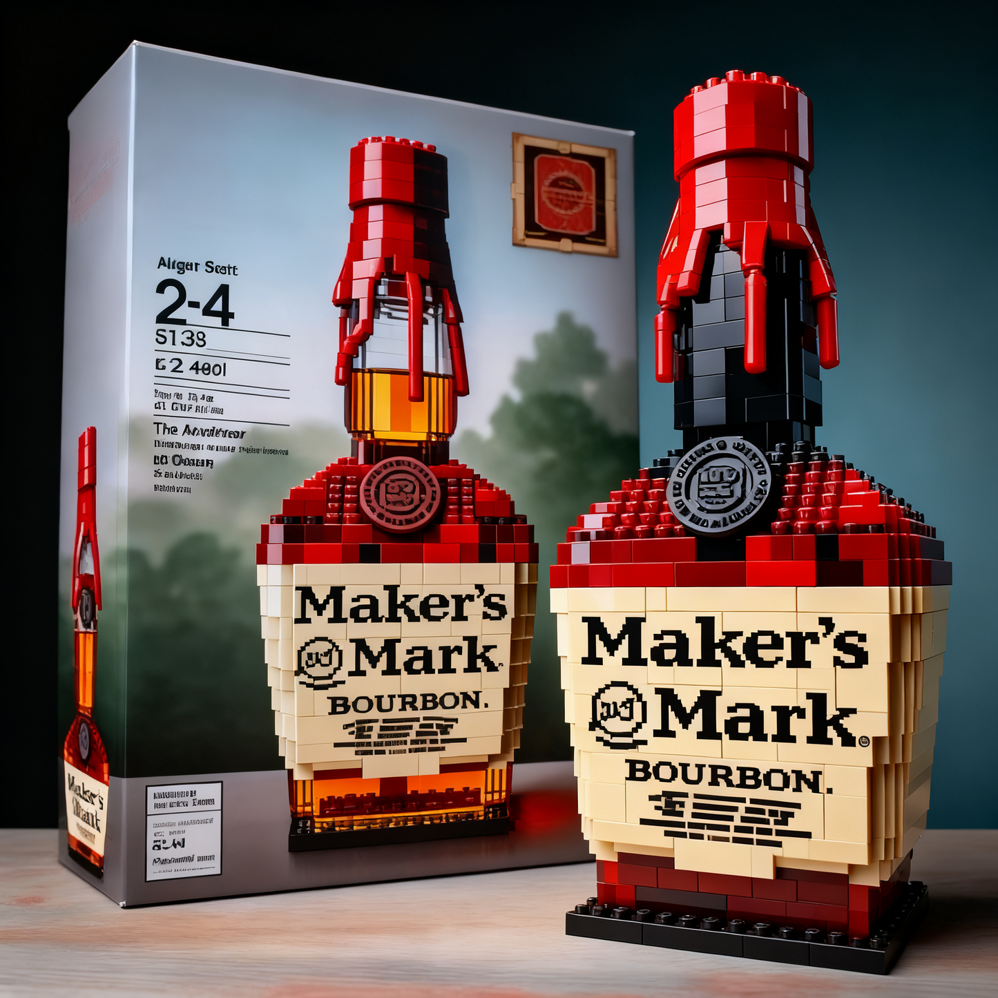 🥃 Whiskey Wine Bottle Building Blocks