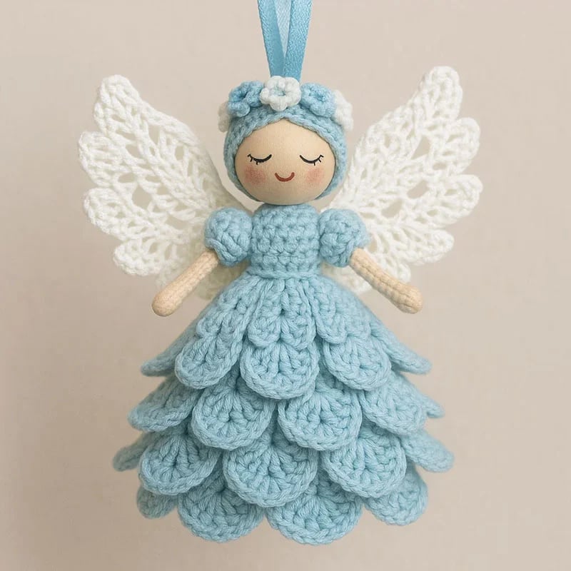 🔥Last Day Sale 49% OFF🎁Crochet Your Own Angel – Complete Craft Kit