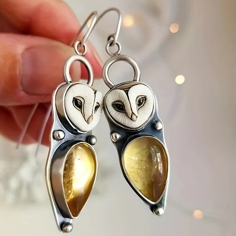 🦉 Wisdom in Every Detail – Handcrafted Owl Earrings