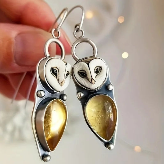 🦉 Wisdom in Every Detail – Handcrafted Owl Earrings