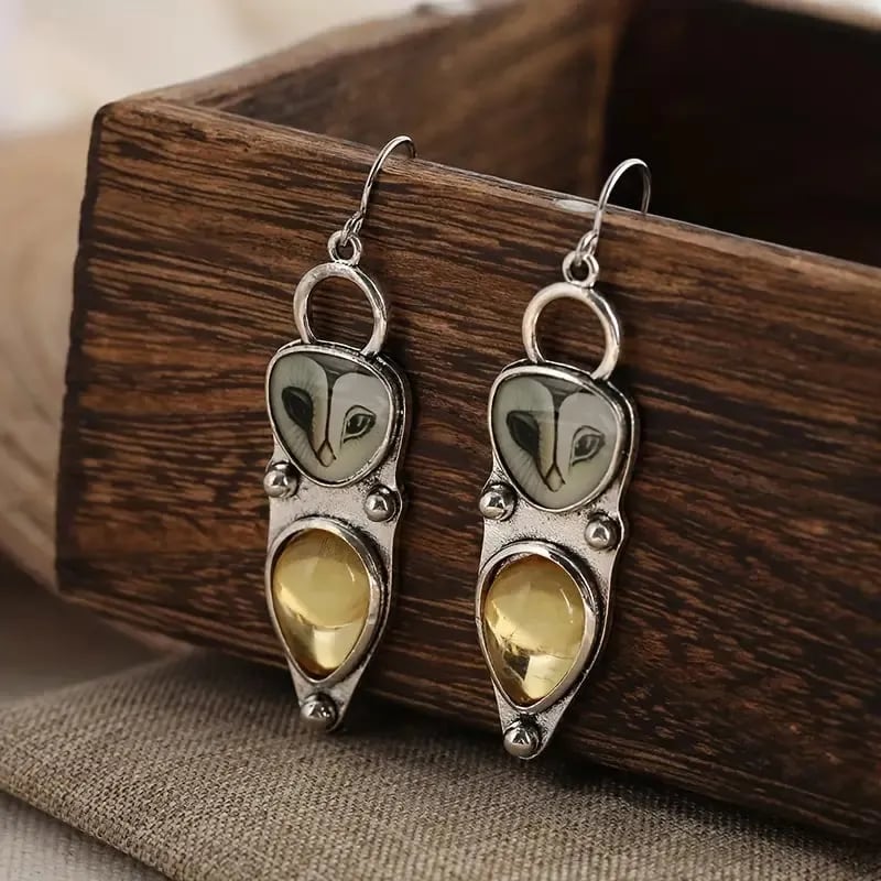 🦉 Wisdom in Every Detail – Handcrafted Owl Earrings