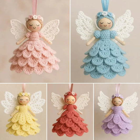 🔥Last Day Sale 49% OFF🎁Crochet Your Own Angel – Complete Craft Kit