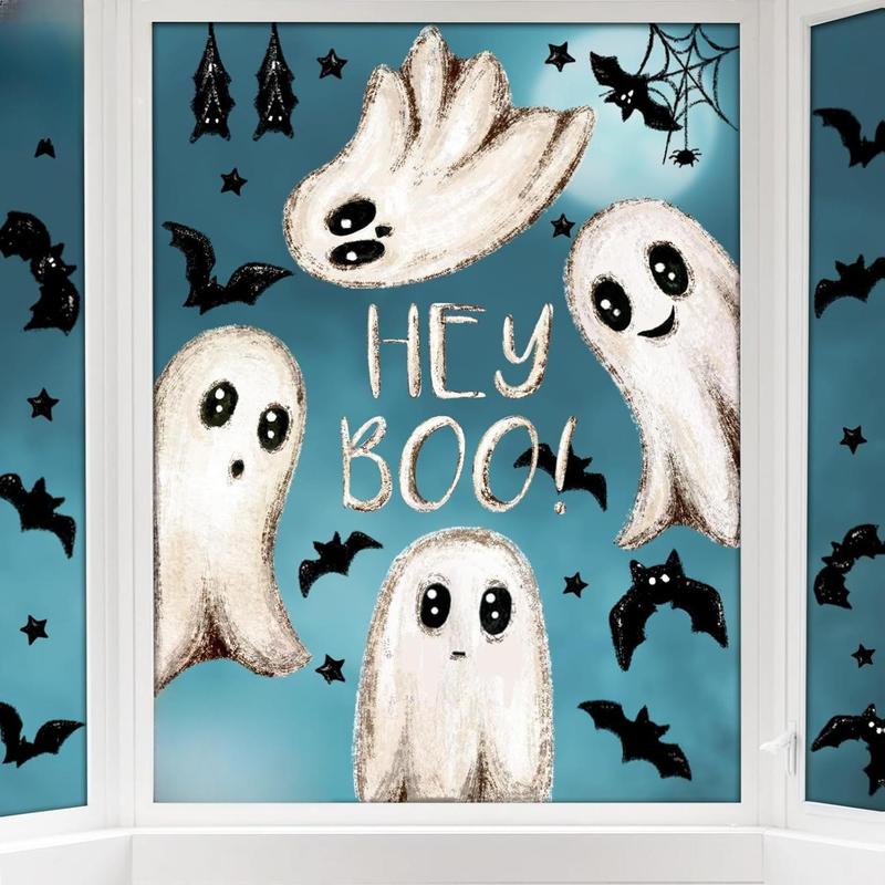 👻 6-Sheet Halloween Window Clings