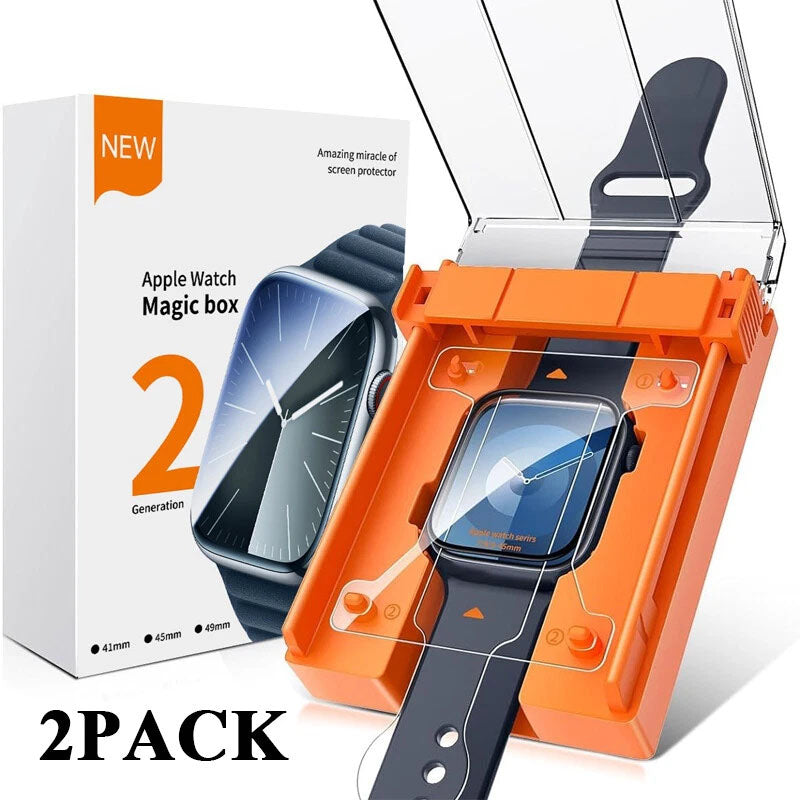 🏆Flash Sale⚡ 50K+ SOLD！2 Pack Screen Protector for Apple Watch